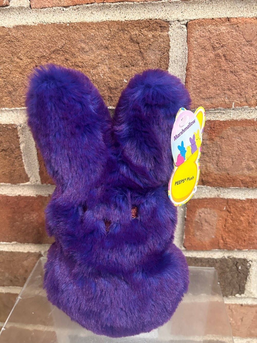 Purple Peeps Plush Bunny with Tag
